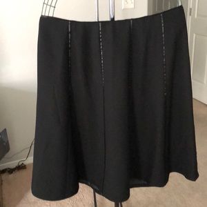 Style & Co Lined black skirt